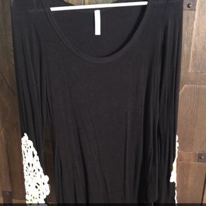Crochet sleeve top